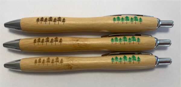 1101500-69_04 LESNA Bamboo / metal ballpoint pen