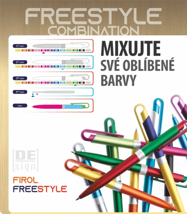 FIROL FREESTYLE Plastic ballpoint pen