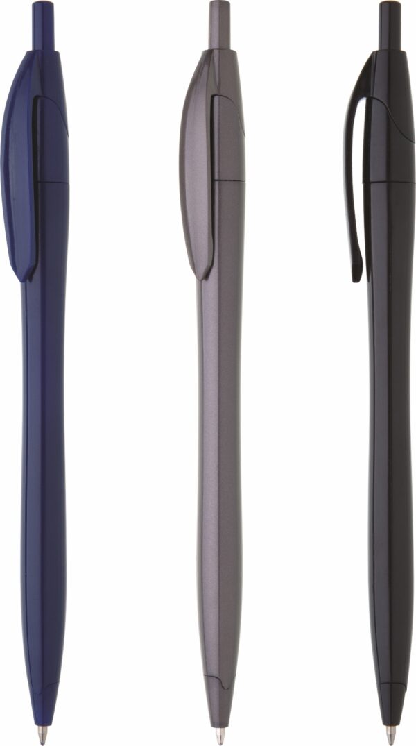 1115365 EASO DARK Plastic ballpoint pen