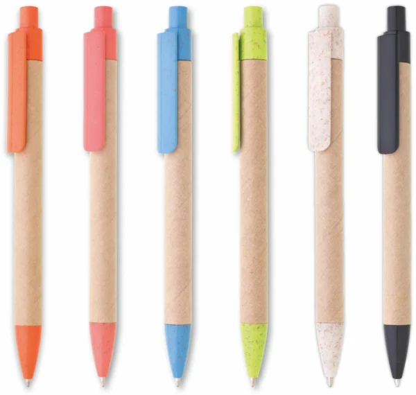 1117950 CARTI Recycled paper / straw ballpoint pen