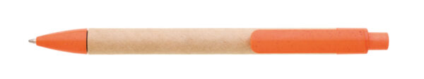 1117959-19_03 CARTI BLACK Recycled paper / straw ballpoint pen