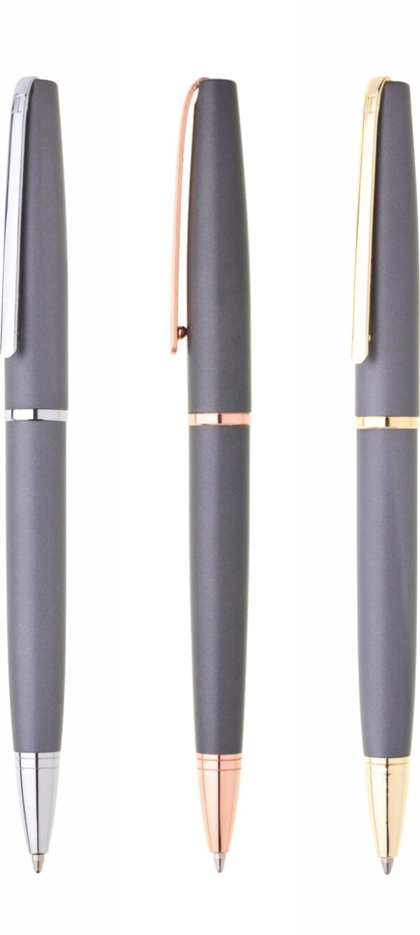 1203085 GINALI GREY Metal ballpoint pen