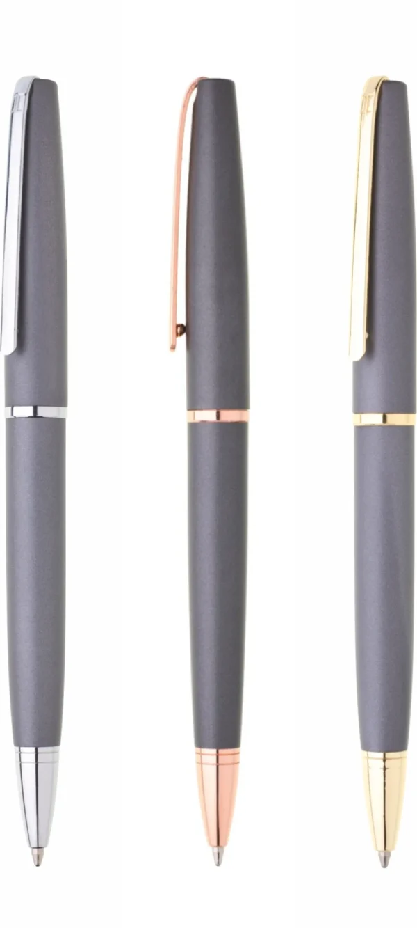 1203085 GINALI GREY Metal ballpoint pen