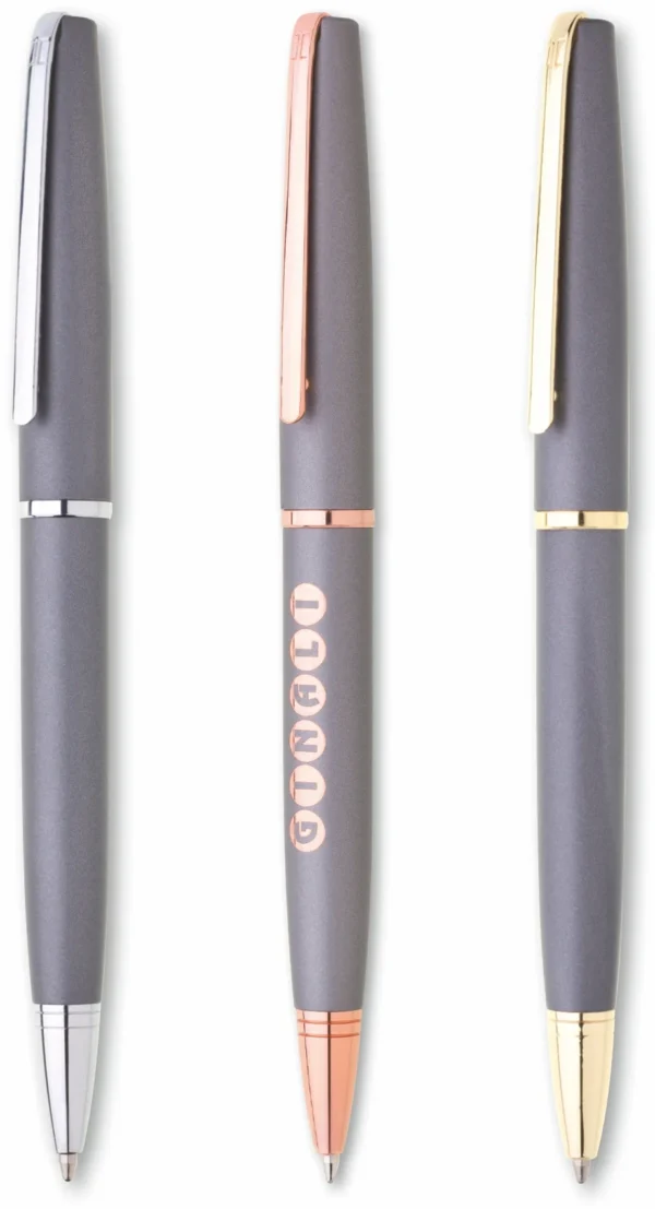 1203085laser GINALI GREY Metal ballpoint pen