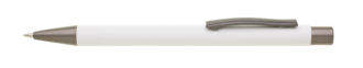 1212852-99_01 CAGERI SOFT SHINE Metal ballpoint pen II.quality, there are small dots in some areas on the white surface of the pen.