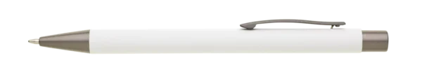 1212852-99_02 CAGERI SOFT SHINE Metal ballpoint pen II.quality, there are small dots in some areas on the white surface of the pen.