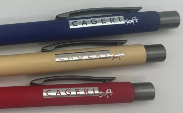 1212852laser CAGERI SOFT SHINE Metal ballpoint pen