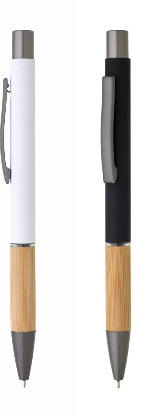 1212855 DORIO SOFT SG Bamboo / metal ballpoint pen