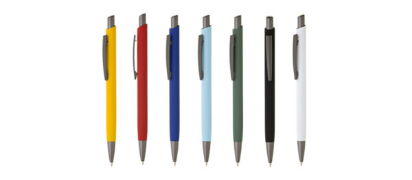 1214670-colours LIVOX SOFT RE Metal ballpoint pen recycled