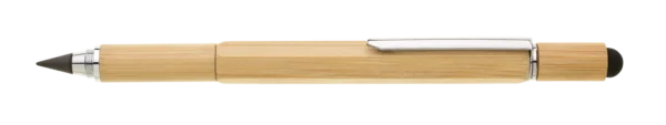 1601621-69_01 ATREZO PLUS multifunctional bamboo pencil 6-in-1 in paper packaging