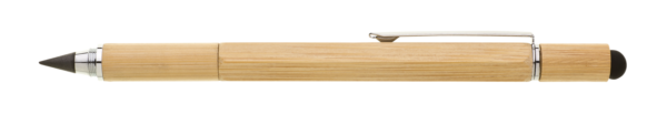 1601621-69_02 ATREZO PLUS multifunctional bamboo pencil 6-in-1 in paper packaging