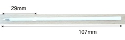2100096-40_01 Refill X20, 107mm white - 1,0mm