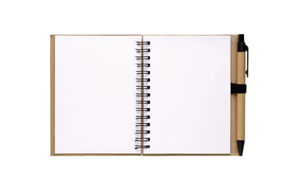 3016066-69_02 REGIS A6 spiral notebook with ballpoint pen