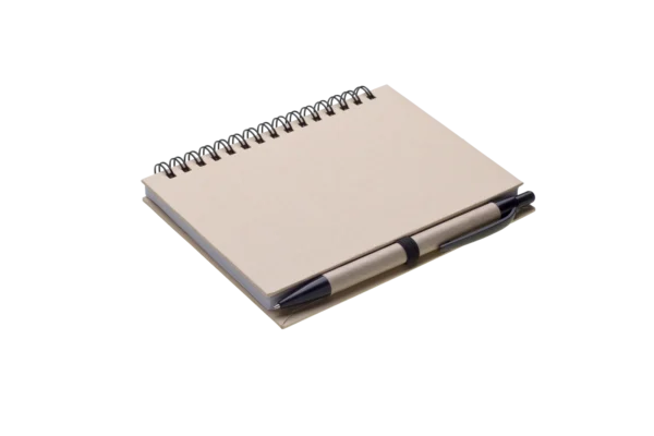 3016066-69_02 REGIS A6 spiral notebook with ballpoint pen