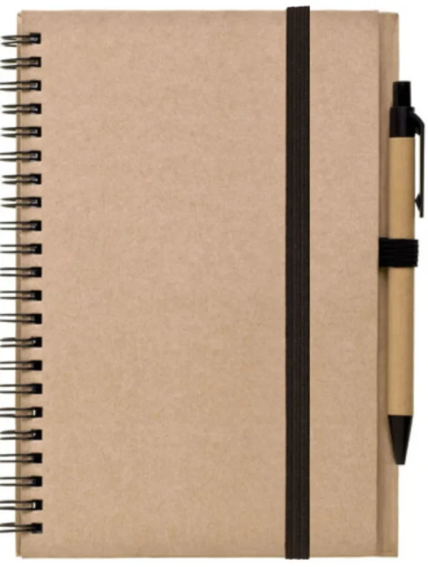 3026065-69_01 REGIS A5* spiral notebook with ballpoint pen