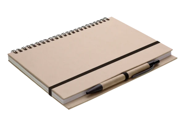 3026065-69_02 REGIS A5* spiral notebook with ballpoint pen