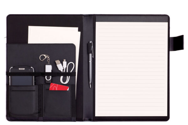 STREPIA A4 Portfolio with notebook
